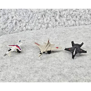 Vintage Funrise Micro Military Jets Lot of 3 Planes Grumman Russian Fighters